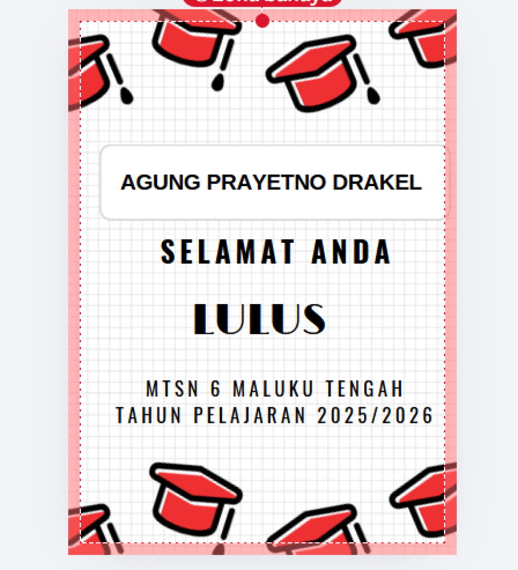 MTsN 6 Maluku Tengah Pengumuman kelulusan peserta didik kelas IX Tahun Pelajaran 2025/2026