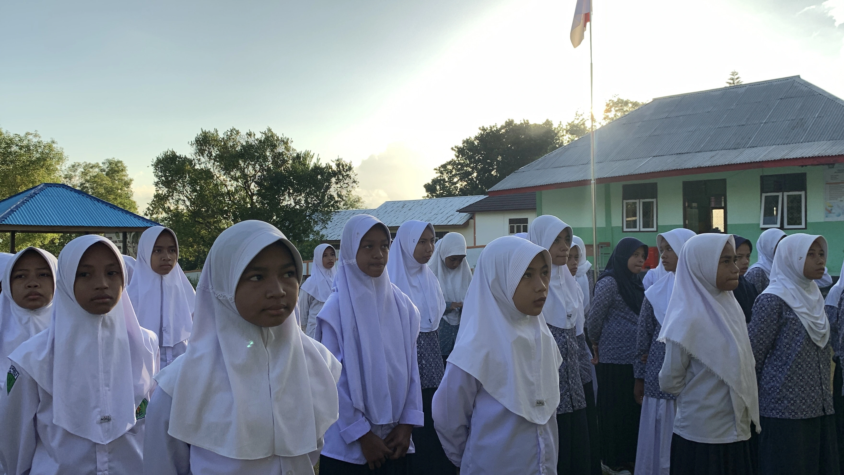 Pembiasaan Pagi di MTs N 6 Malteng